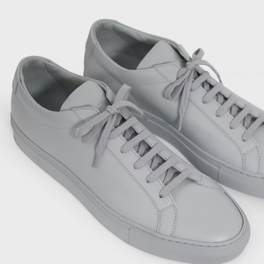 Common Projects Light Grey Achilles (Sz 42 / US 9)